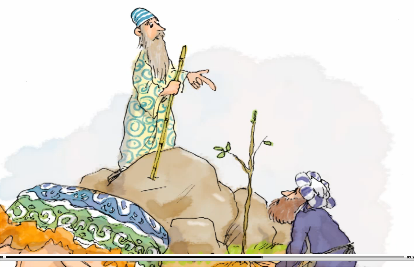 חוני המעגל ועץ החרובים