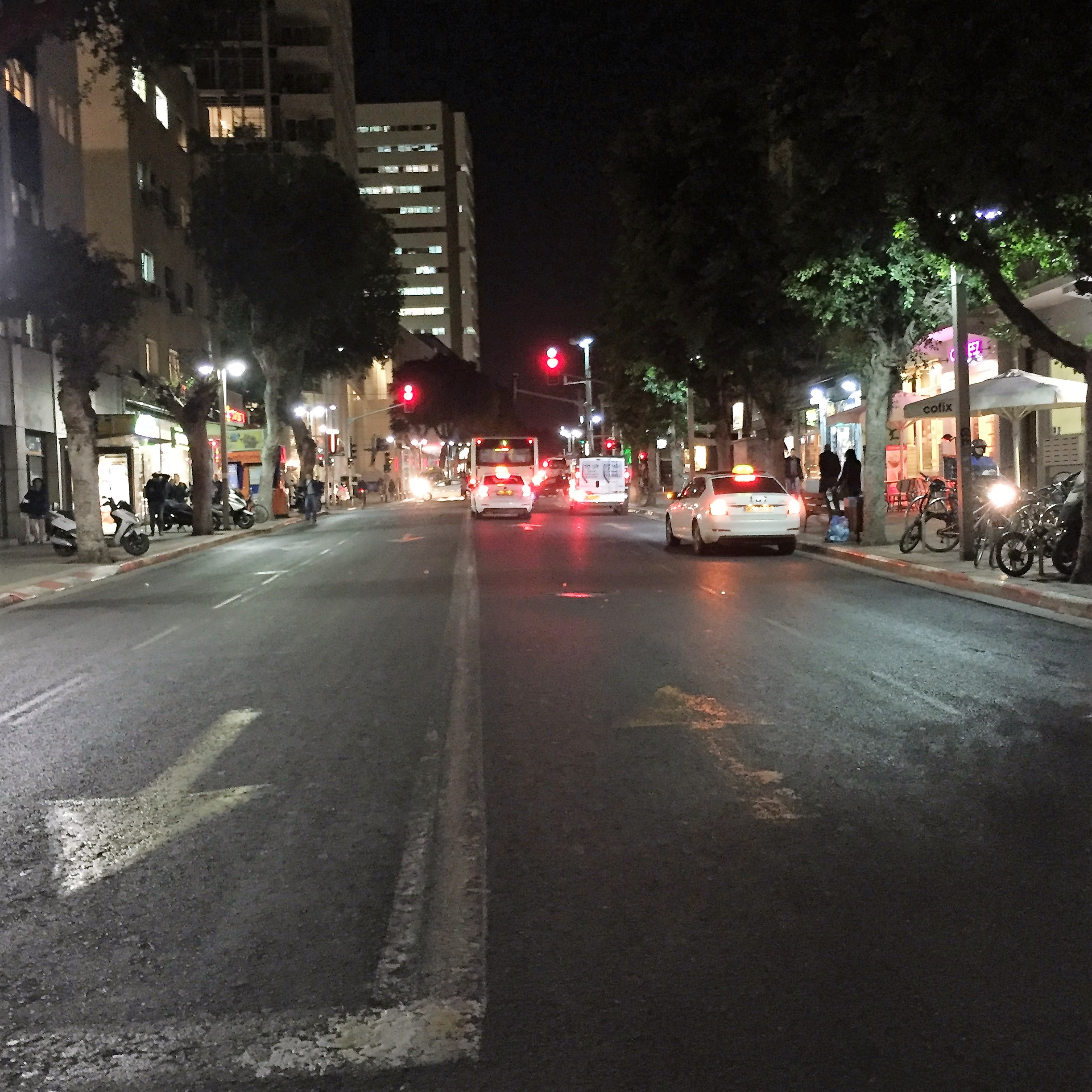 Evening on Rothschild Boulevard by Mel Rosenberg - מל רוזנברג - Ourboox.com