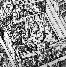 Pianta del buonsignori, dettaglio, giardino di San Marco