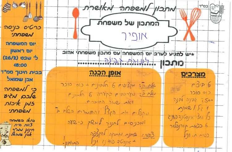 ספר מתכונים אבן שמואל by  - Illustrated by ממ"ד אבן שמואל - Ourboox.com