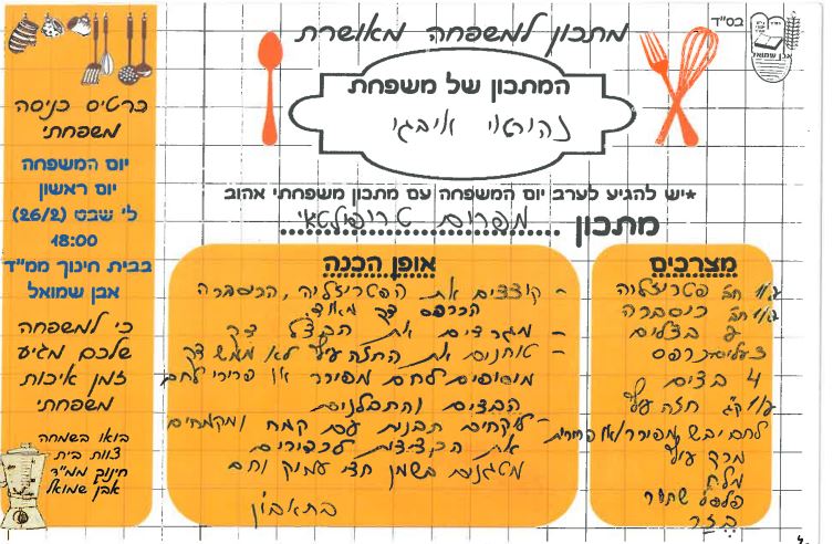 ספר מתכונים אבן שמואל by  - Illustrated by ממ"ד אבן שמואל - Ourboox.com