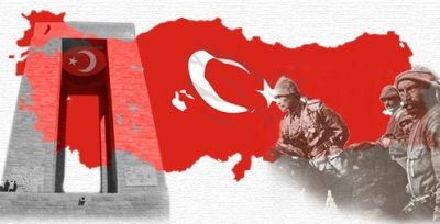 VATAN VE BAYRAK by Küçük Yüreklerde Büyük Vatan Sevgisi - Illustrated by Projenin Ortak Şiir Çalışması - Ourboox.com