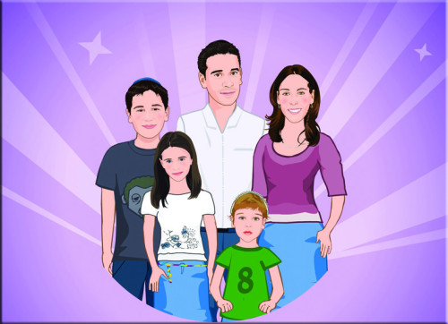 My Family By Shani Nezri by Noam Banot Pisgat Zeev - Illustrated by Shani Nizri - Ourboox.com