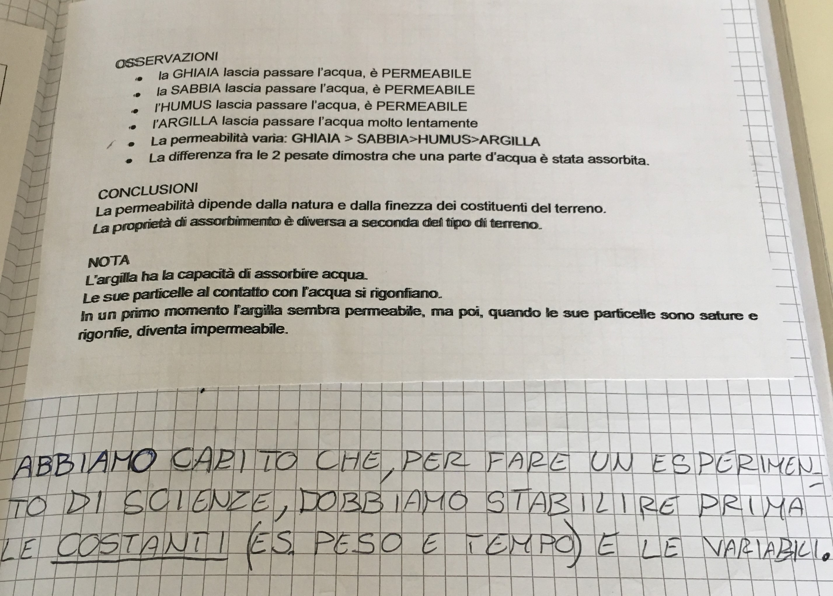 THE SOIL AND THE WATER: a scientific activity in 3^ class by mostardini francesca - Illustrated by Francesca Mostradini - Ourboox.com