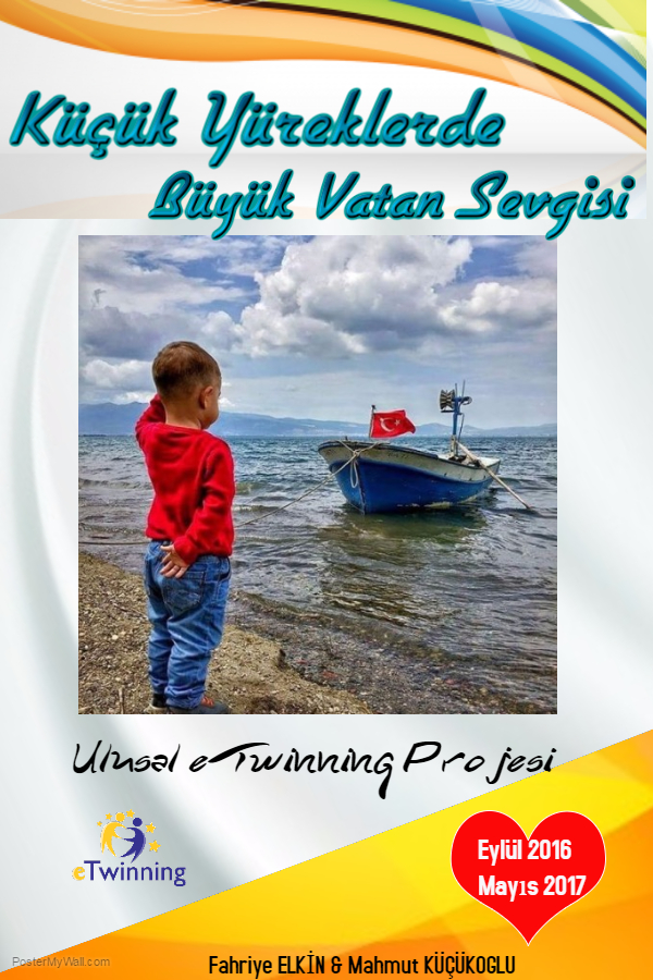 VATAN VE BAYRAK by Küçük Yüreklerde Büyük Vatan Sevgisi - Illustrated by Projenin Ortak Şiir Çalışması - Ourboox.com