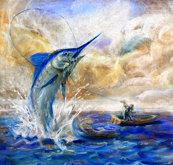 the old man and the sea by aya - Illustrated by aya - Ourboox.com