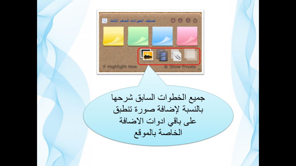 المرشد للموقع التفاعلي Linoit by nihad julani - Illustrated by Nihad Al-julani - turboys school - Ourboox.com