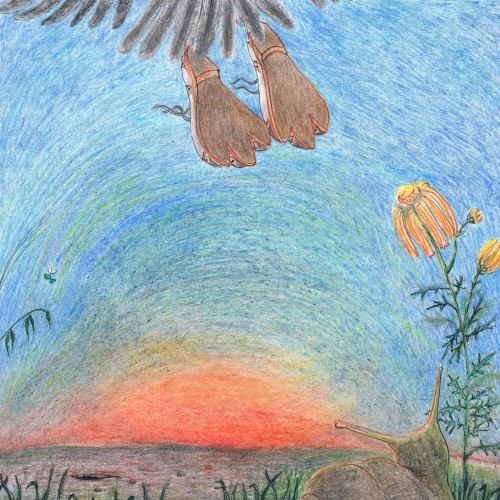 The Earliest Bird – Artwork: Yael Radushkevitz by Mel Rosenberg - מל רוזנברג - Ourboox.com