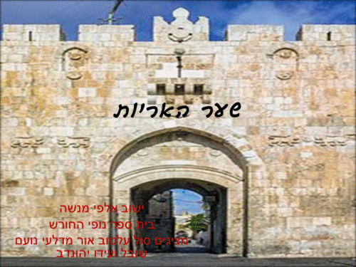 שער האריות by nofey hahoresh - Illustrated by סול עלטוב נועם שובל אור מדלעי ועידו יהונדב - Ourboox.com