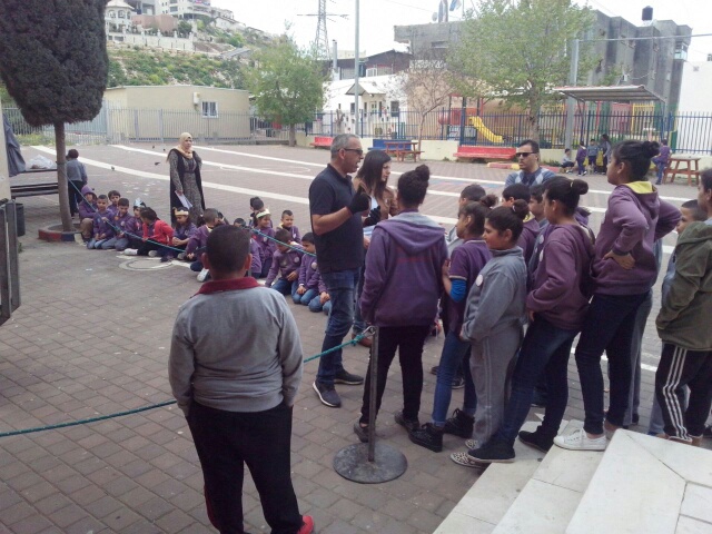 فعاليات الحذر في مدرسة “القسطل” by alkastal - Illustrated by ذذ - Ourboox.com