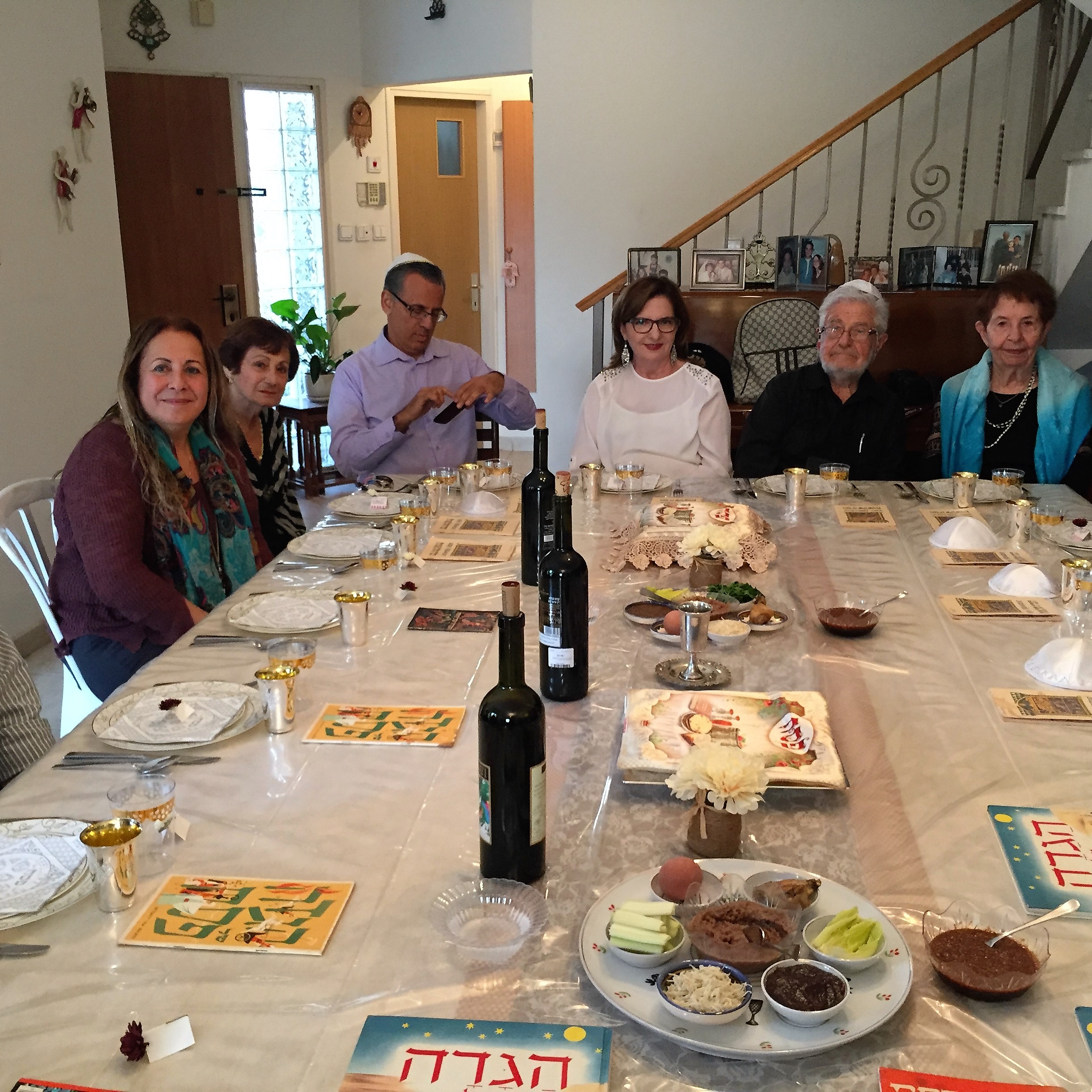 Scenes from the Seder, 2017 by Mel Rosenberg - מל רוזנברג - Ourboox.com
