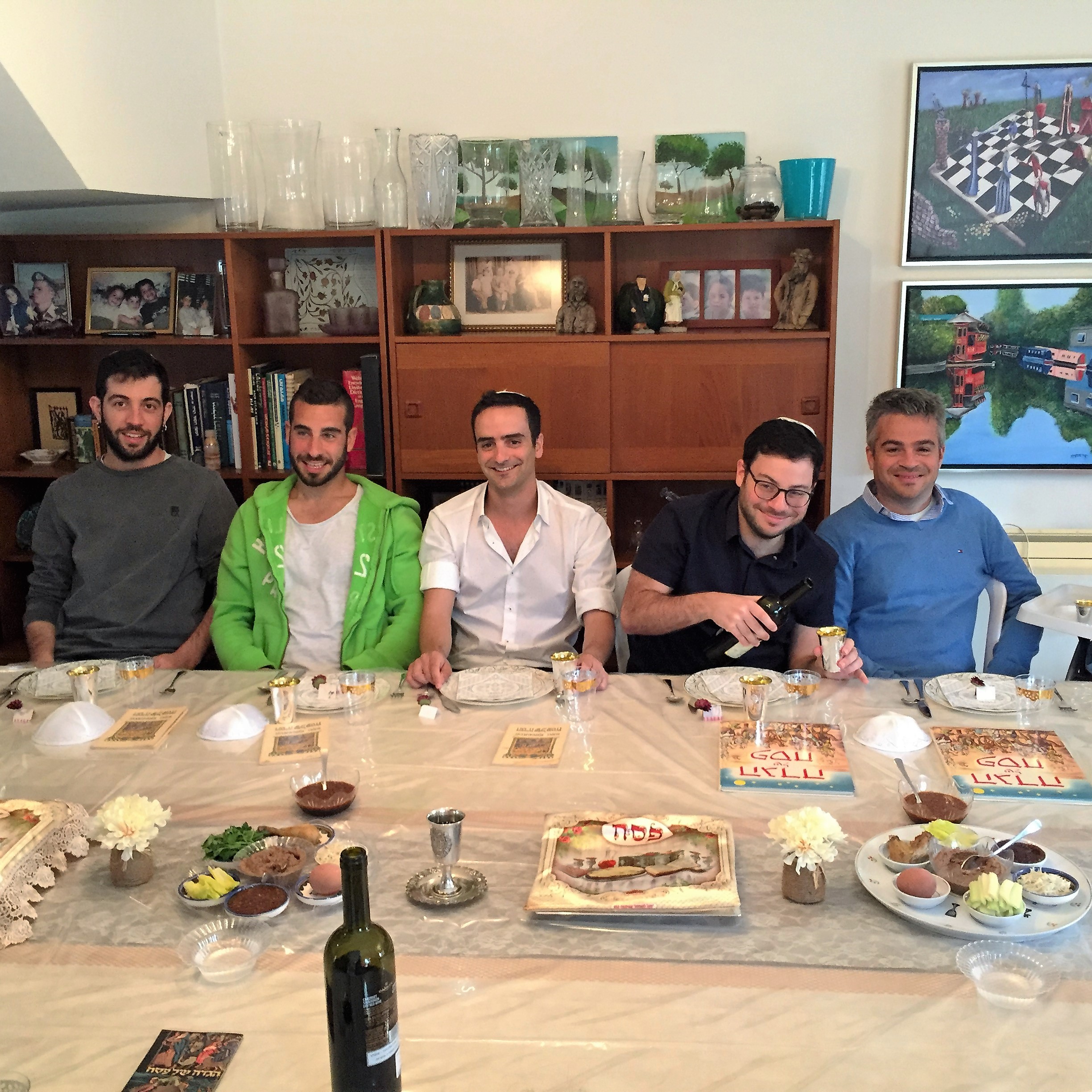 Scenes from the Seder, 2017 by Mel Rosenberg - מל רוזנברג - Ourboox.com