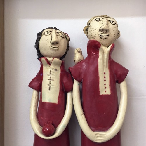 Sergio Faingold has a Fine Ceramics Gallery in Zikhron LeZion by Mel Rosenberg - מל רוזנברג - Ourboox.com