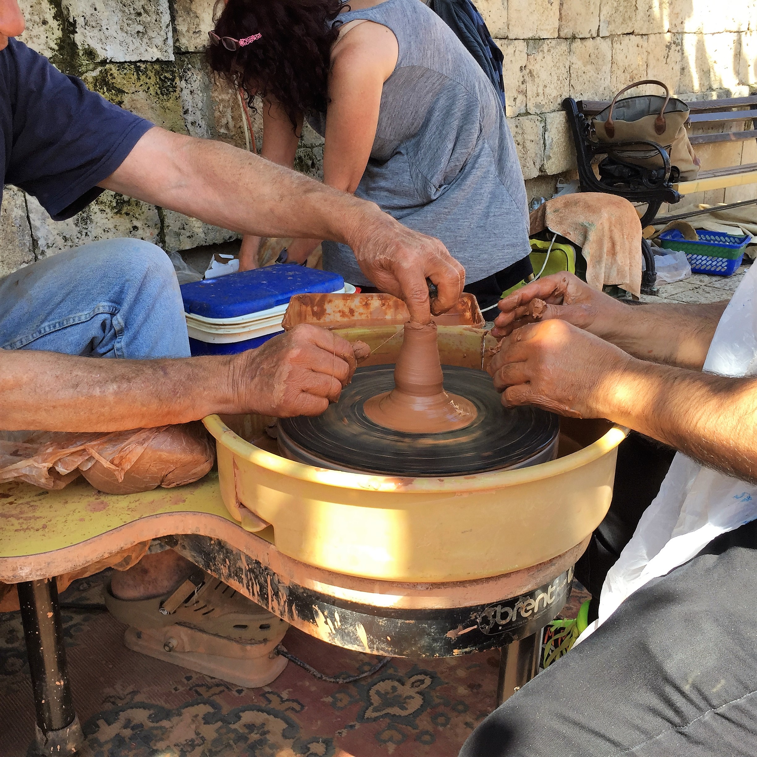 My First Pottery Lessons in Zikhron LeZion by Mel Rosenberg - מל רוזנברג - Ourboox.com