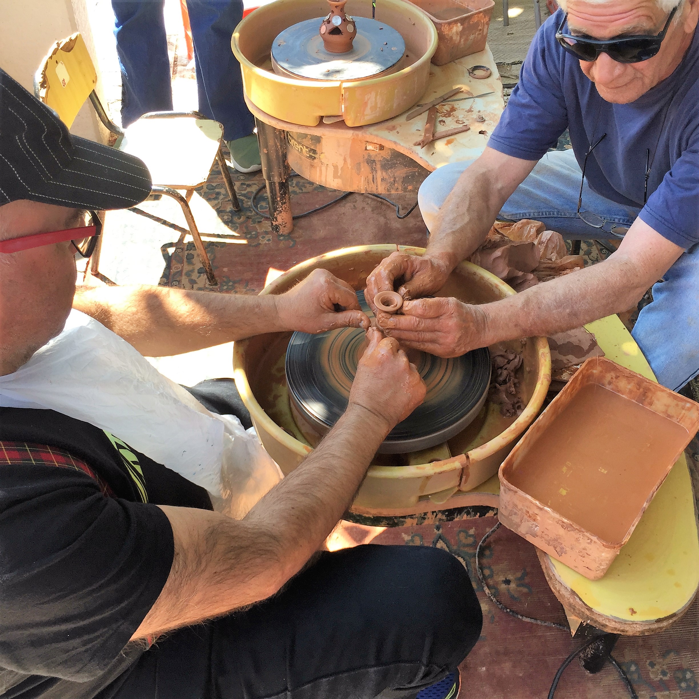 My First Pottery Lessons in Zikhron LeZion by Mel Rosenberg - מל רוזנברג - Ourboox.com