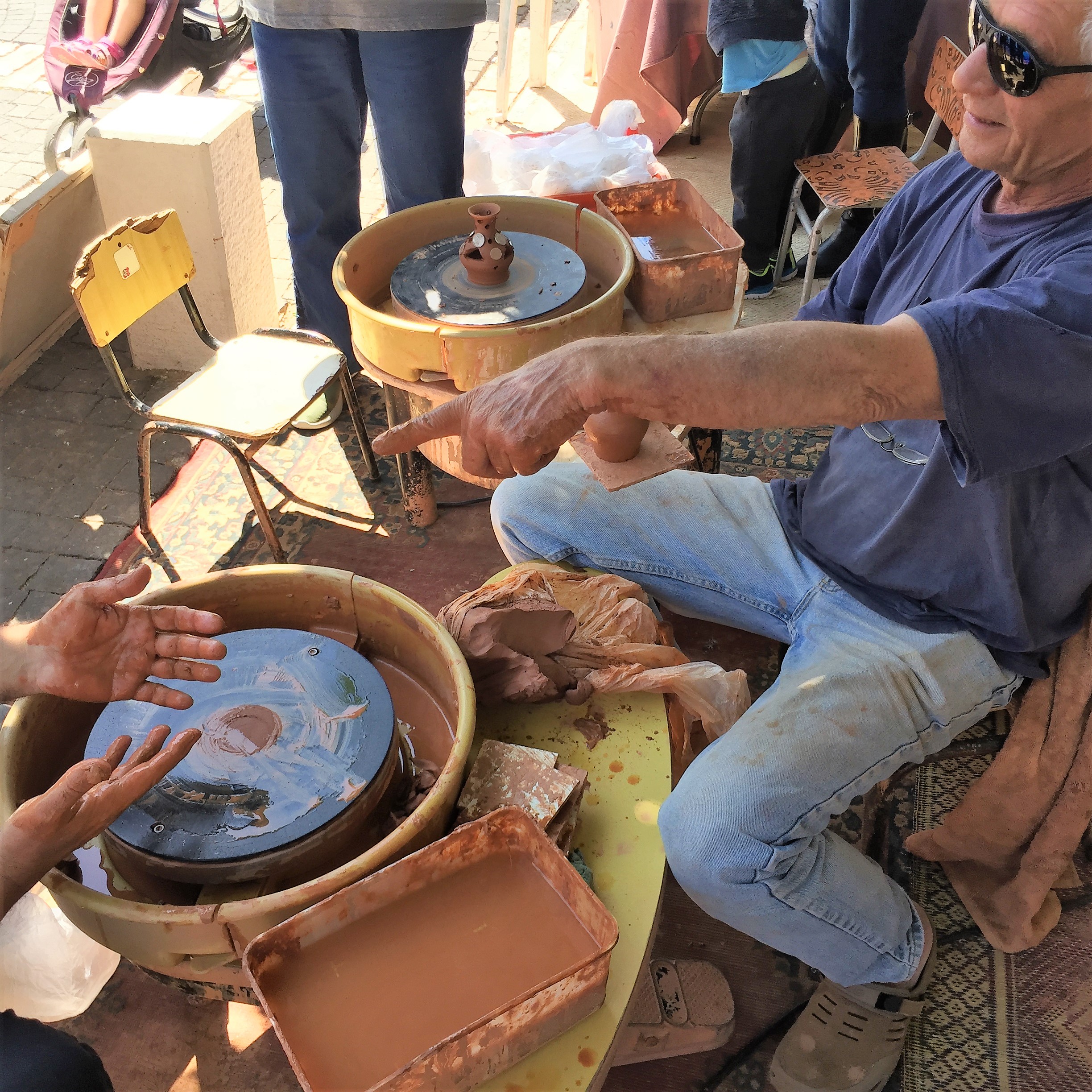 My First Pottery Lessons in Zikhron LeZion by Mel Rosenberg - מל רוזנברג - Ourboox.com