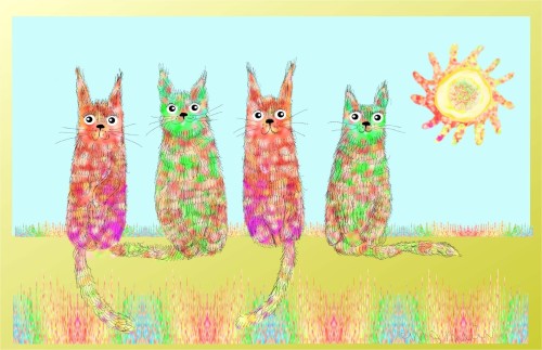 החתולים שלנו by shiri gil-wine - Illustrated by Mary Jane Muir - Ourboox.com