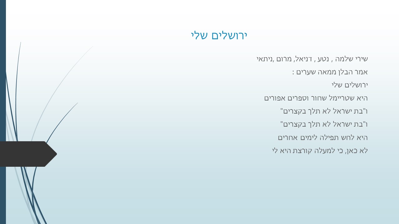ירושלים שלי by liron bar - Ourboox.com