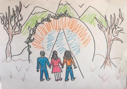 WONDER by Nino Kalandia - Illustrated by Students of Tsalenjikha public school#2, Georgia - Ourboox.com