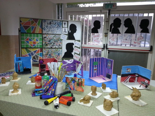 תלמידים יוצרים עבודות אמנות by tamar elimelech - Ourboox.com