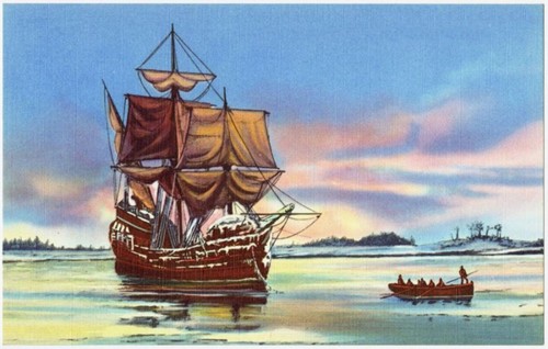 How Did we Discovered the World by Raviv Taashur - Illustrated by http://www.ancient-origins.net/history-important-events/trailing-mayflower-iconic-ship-pilgrim-voyage-new-world-005954 - Ourboox.com