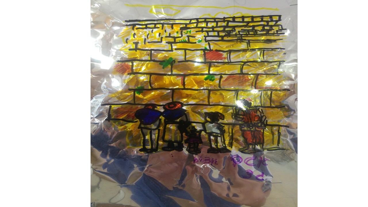 תלמידי שיזף מציירים את נופי ירושלים בהנחיית המורות לאומנות דנית ושולמית by אילן  - Ourboox.com