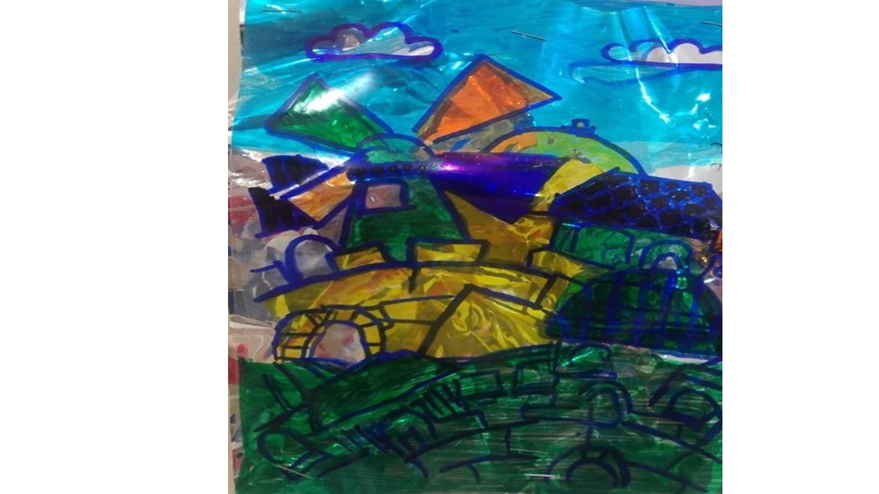 תלמידי שיזף מציירים את נופי ירושלים בהנחיית המורות לאומנות דנית ושולמית by אילן  - Ourboox.com