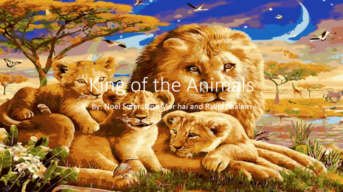 King of the Animals by Ravid and Noa - Ourboox.com