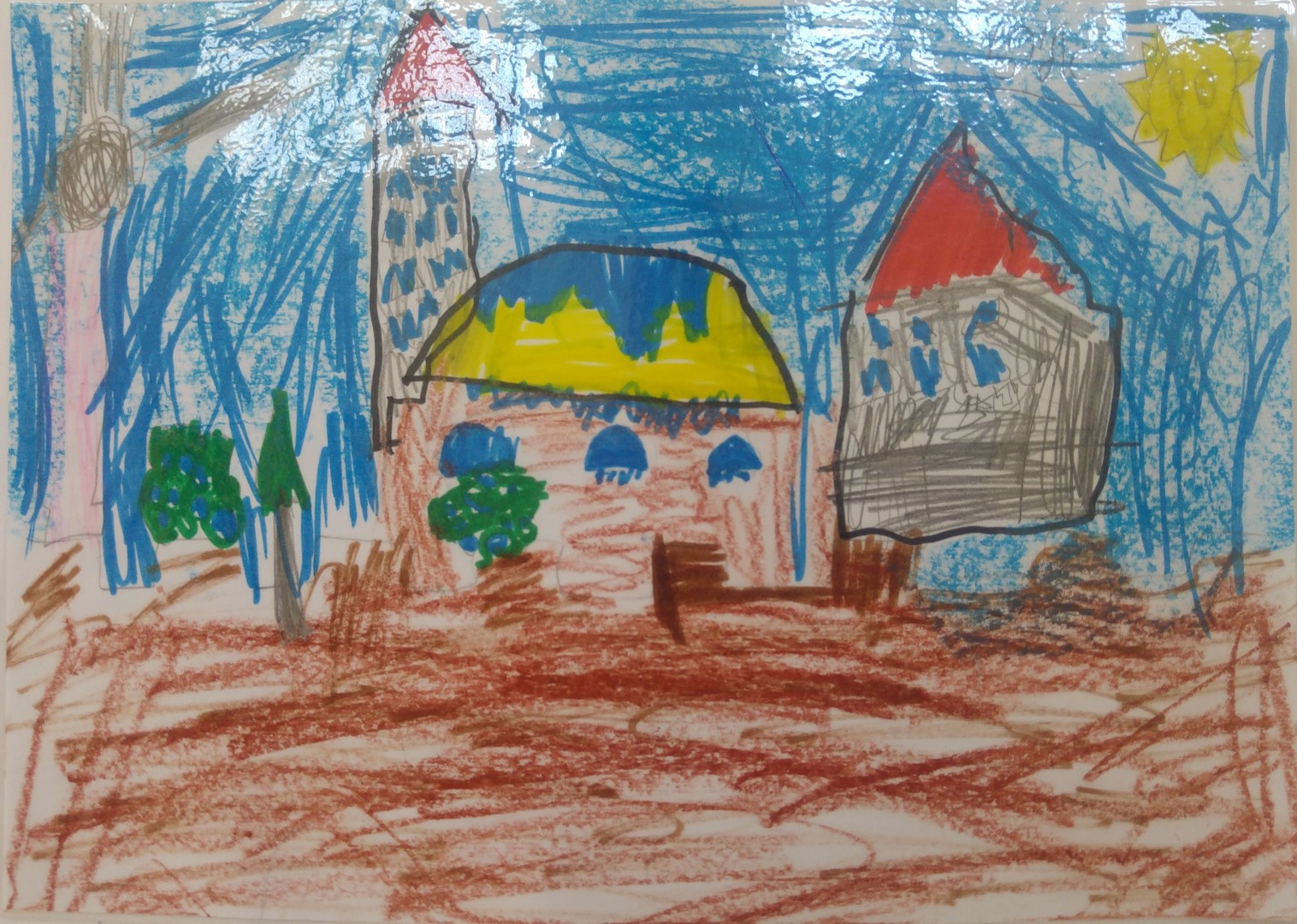 תלמידי שיזף מציירים את נופי ירושלים בהנחיית המורות לאומנות דנית ושולמית by אילן  - Ourboox.com