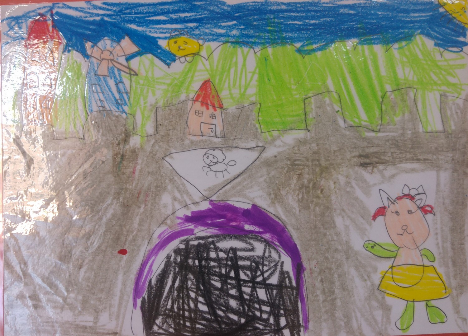 תלמידי שיזף מציירים את נופי ירושלים בהנחיית המורות לאומנות דנית ושולמית by אילן  - Ourboox.com