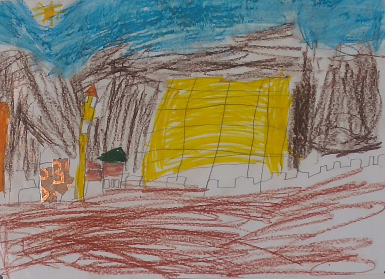 תלמידי שיזף מציירים את נופי ירושלים בהנחיית המורות לאומנות דנית ושולמית by אילן  - Ourboox.com