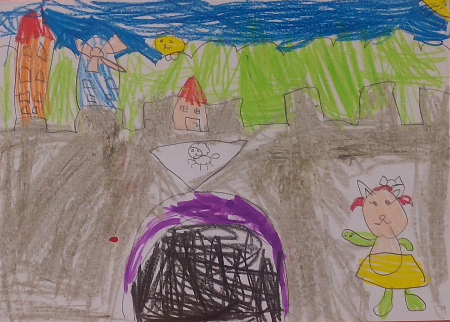 תלמידי שיזף מציירים את נופי ירושלים בהנחיית המורות לאומנות דנית ושולמית by אילן  - Ourboox.com