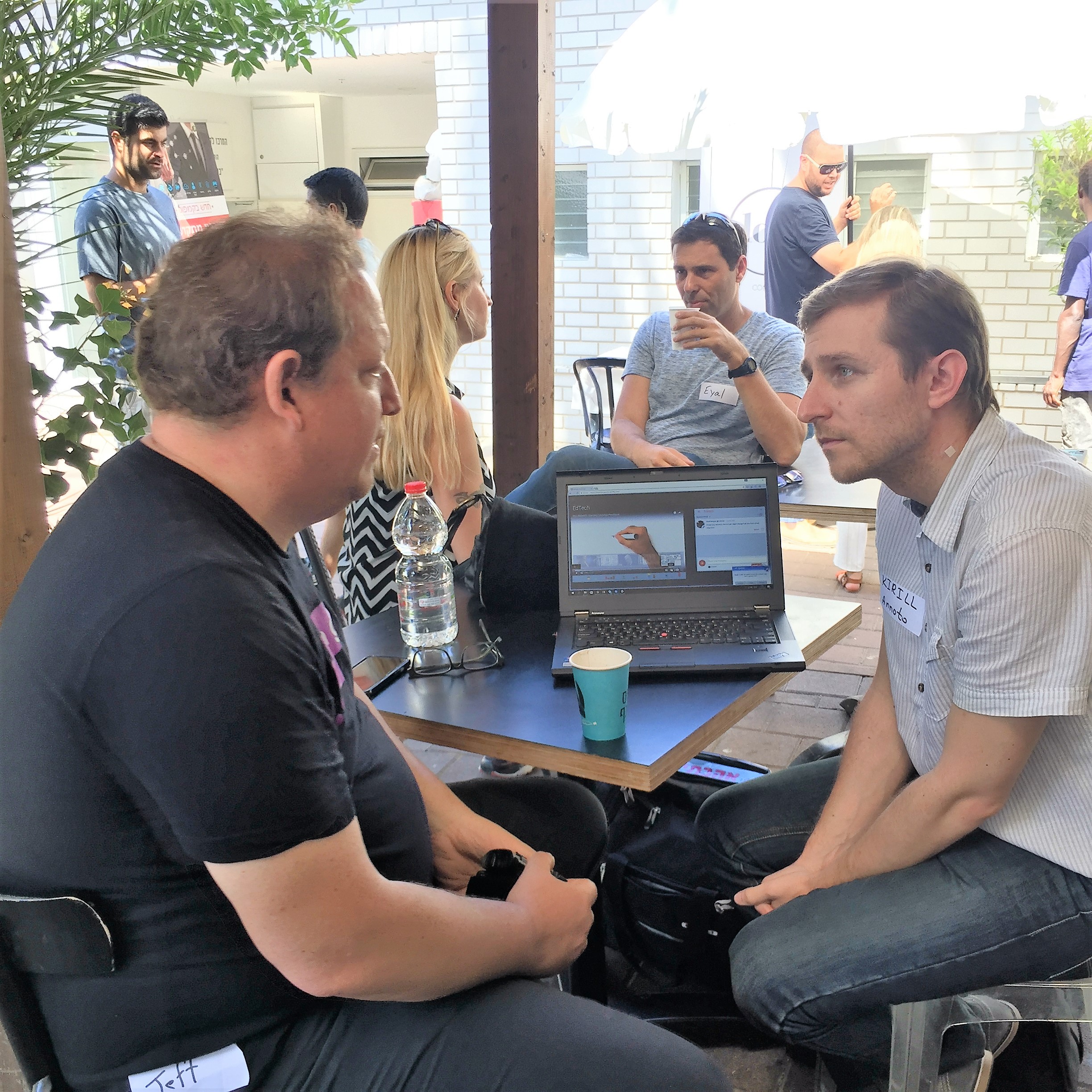 Networking Breakfast with Jeff Pulver at Shenkar College, June 2017 by Mel Rosenberg - מל רוזנברג - Ourboox.com