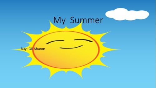 My Summer by gil aharon - Ourboox.com