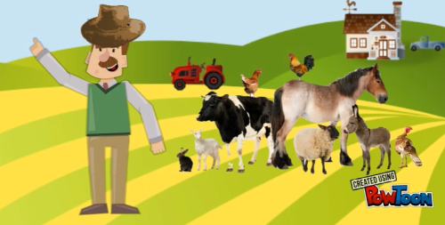 حيوانات المزرعة by nadineabudalu - Illustrated by Nadine Abu Dalu - Ourboox.com