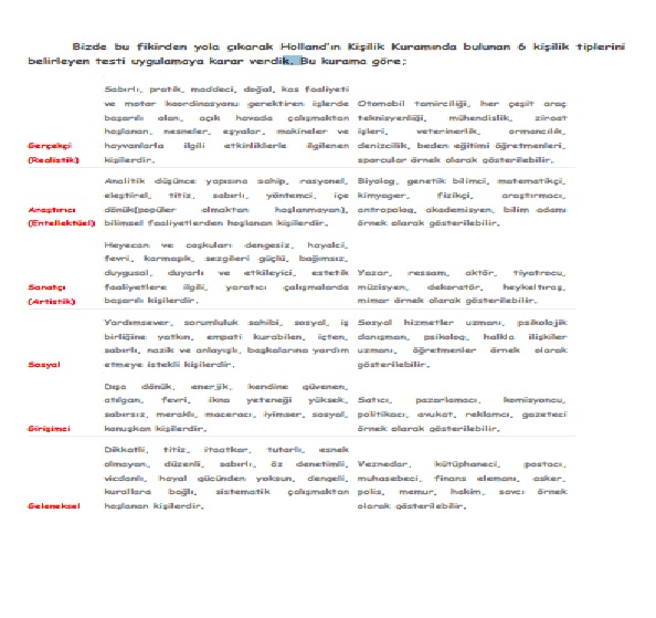 ‘HANGİ ÖZELLİKLERE SAHİP MESLEKLERDE ÇALIŞMAK İSTERSİNİZ” KONULU ANKET ÇALIŞMALARI by Berrin YILMAZ - Ourboox.com