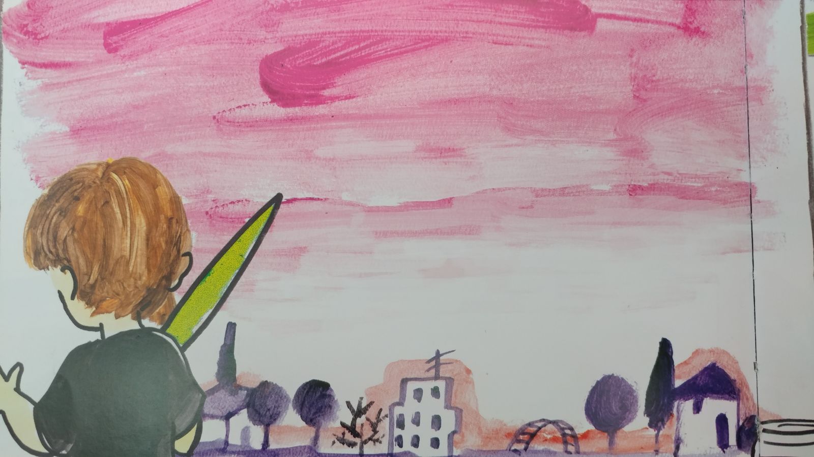 עם צבע אחד ומכחול by naamavnavit - Illustrated by נורית צרפתי - Ourboox.com