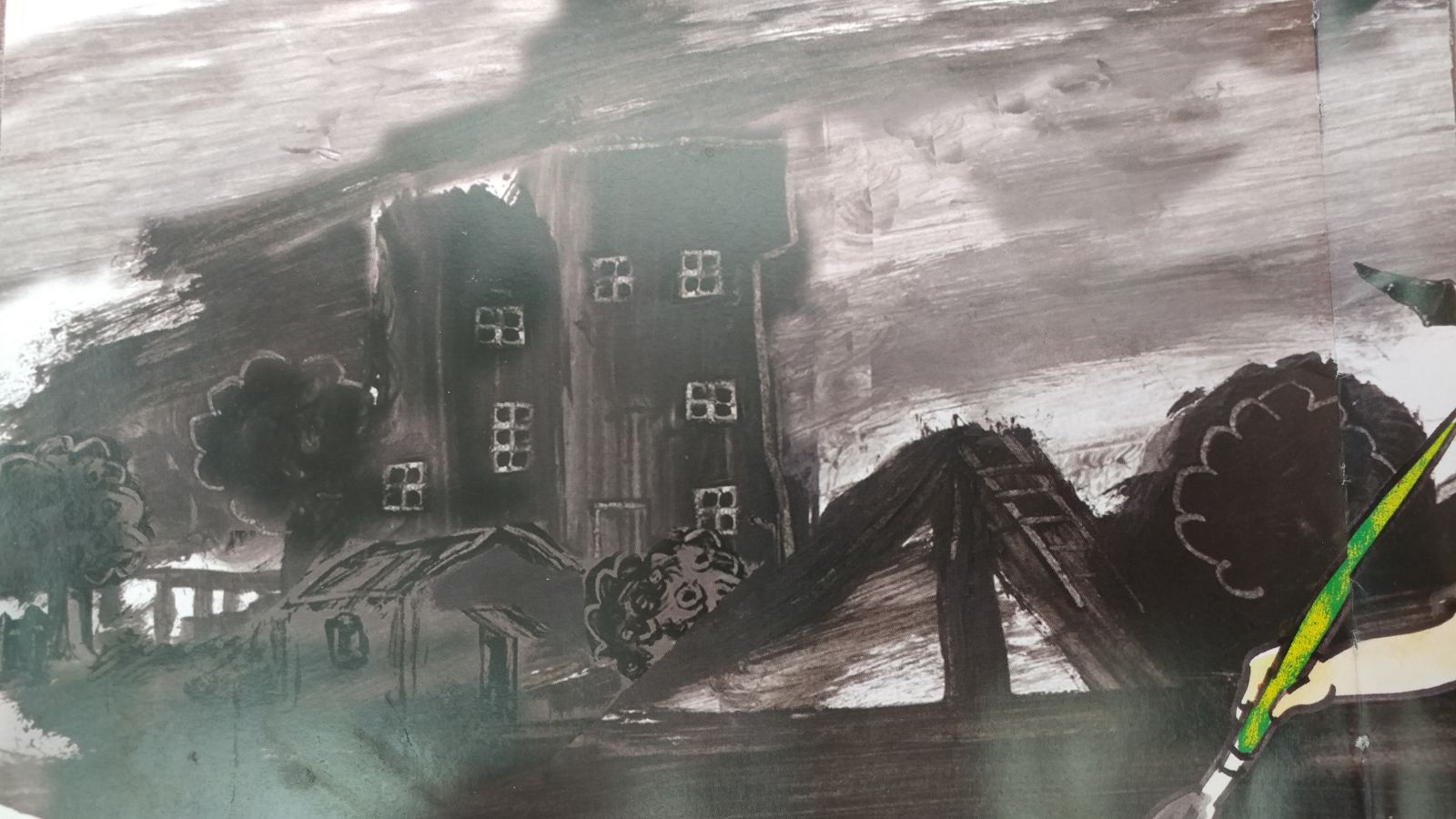 עם צבע אחד ומכחול by naamavnavit - Illustrated by נורית צרפתי - Ourboox.com