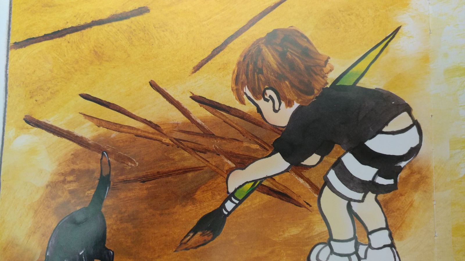 עם צבע אחד ומכחול by naamavnavit - Illustrated by נורית צרפתי - Ourboox.com