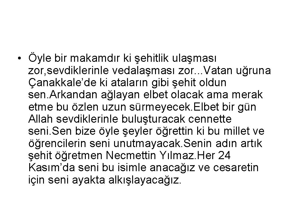 Vatan Sevigisi Ve Şehit Öğretmen Necmettin YILMAZ by Tugba SAYLAR CIHAN - Ourboox.com