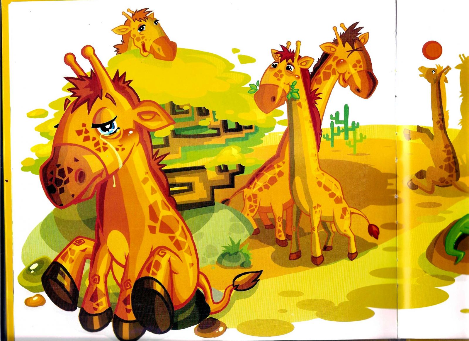 قصة الزرافة الظريفة by fadwa - Illustrated by فدوى - Ourboox.com