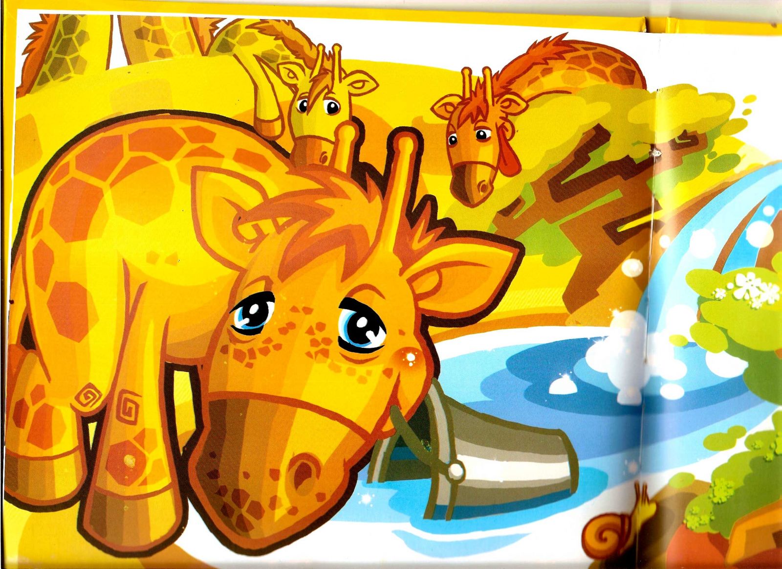 قصة الزرافة الظريفة by fadwa - Illustrated by فدوى - Ourboox.com