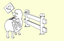 גדר, כבשה ואיש עם בעיה by hila nago - Illustrated by יעל בירן - Ourboox.com