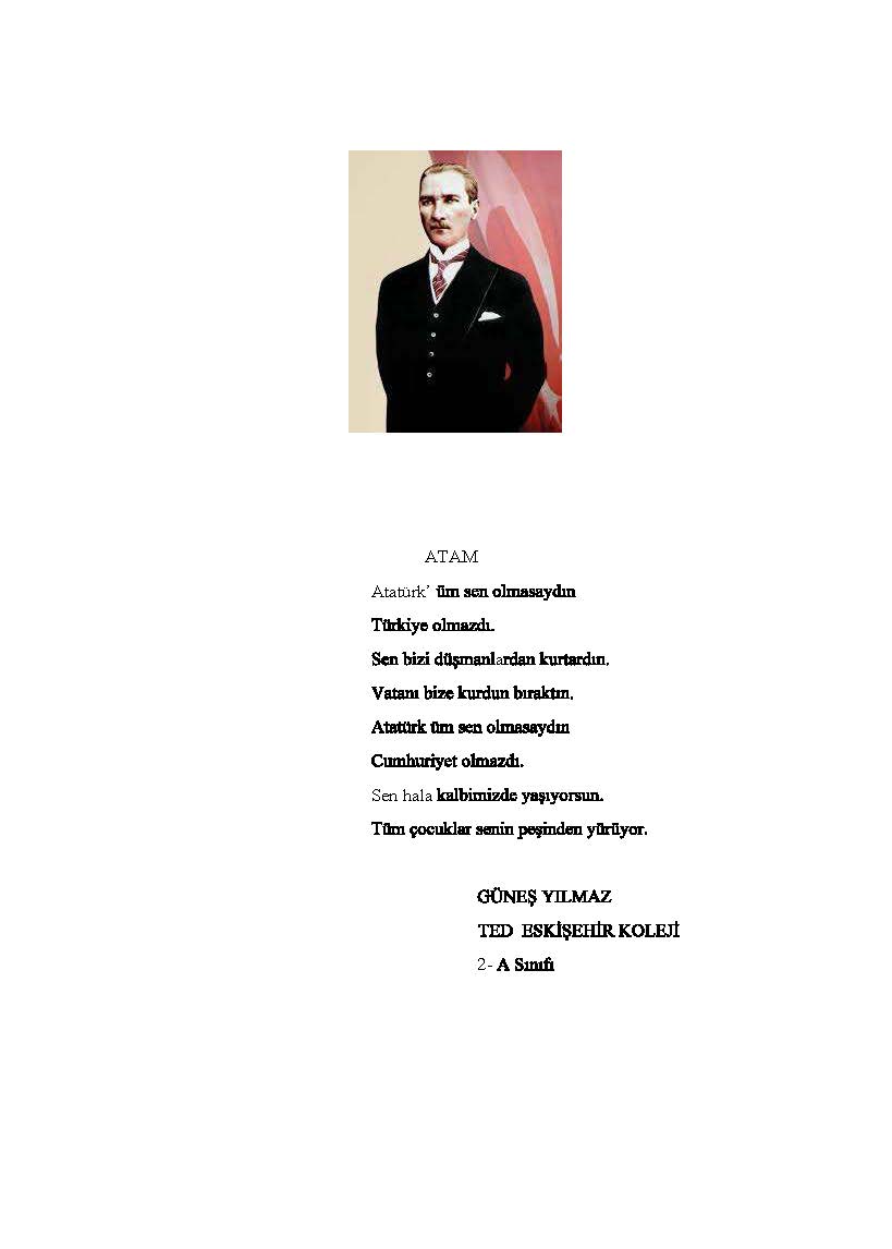 ŞİİRLERLE ATATÜRK by alime buyuktas - Illustrated by FİLİZ UZUN - Ourboox.com
