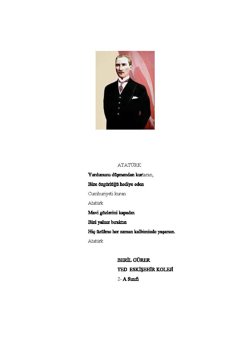 ŞİİRLERLE ATATÜRK by alime buyuktas - Illustrated by FİLİZ UZUN - Ourboox.com