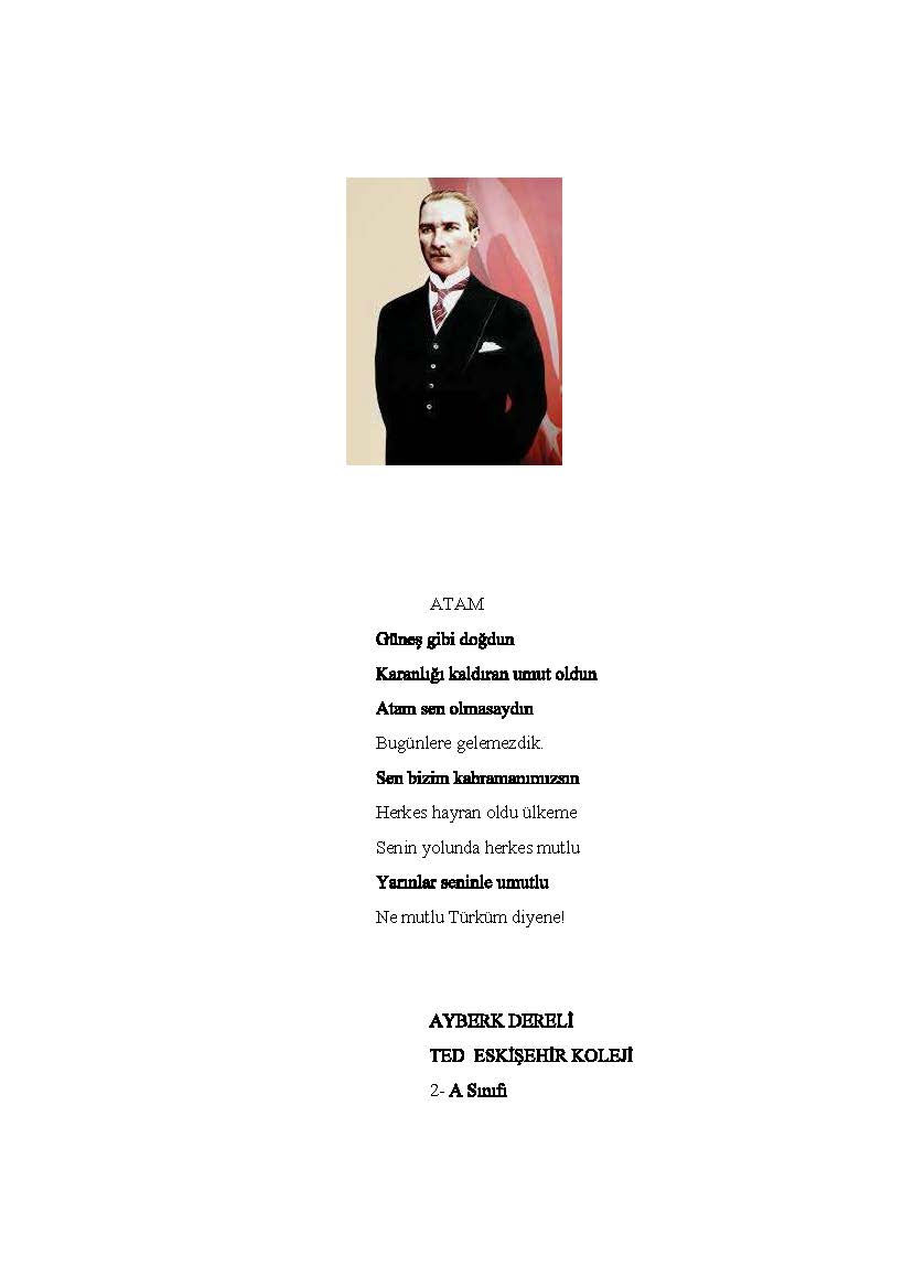 ŞİİRLERLE ATATÜRK by alime buyuktas - Illustrated by FİLİZ UZUN - Ourboox.com