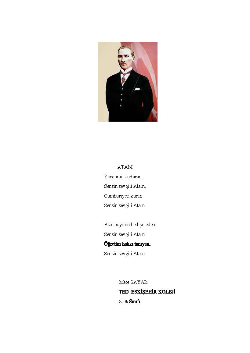 ŞİİRLERLE ATATÜRK by alime buyuktas - Illustrated by FİLİZ UZUN - Ourboox.com