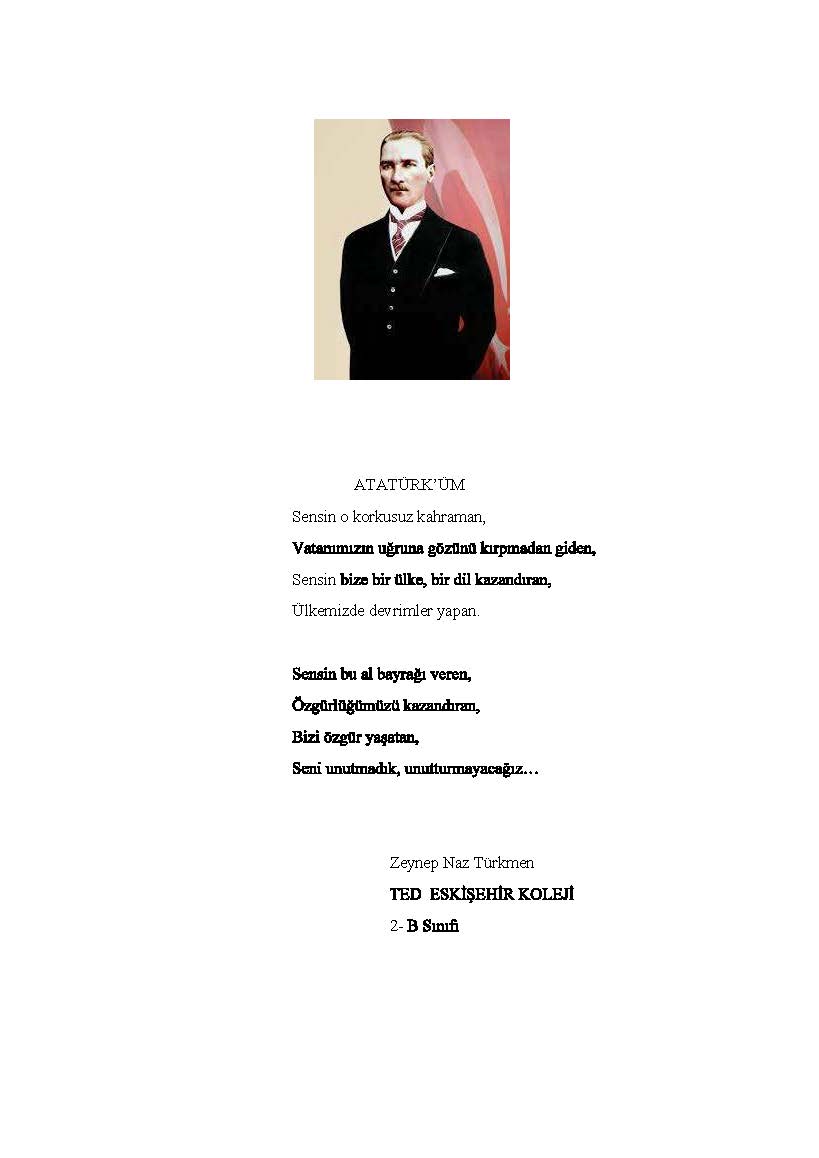 ŞİİRLERLE ATATÜRK by alime buyuktas - Illustrated by FİLİZ UZUN - Ourboox.com