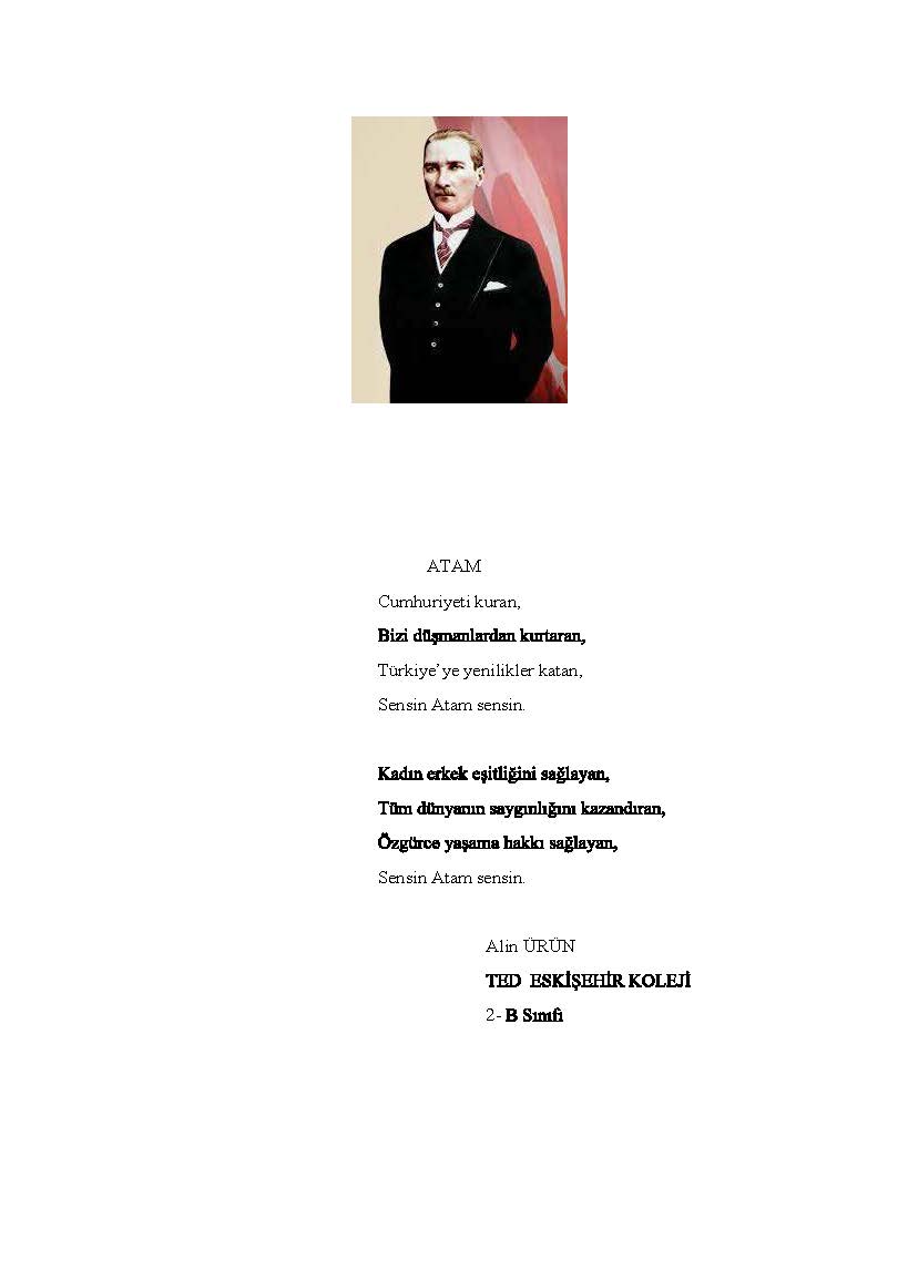 ŞİİRLERLE ATATÜRK by alime buyuktas - Illustrated by FİLİZ UZUN - Ourboox.com