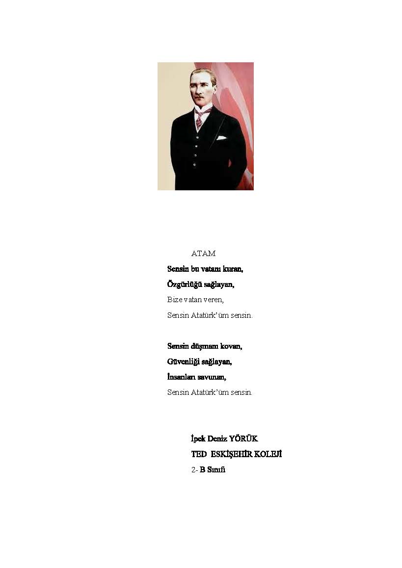 ŞİİRLERLE ATATÜRK by alime buyuktas - Illustrated by FİLİZ UZUN - Ourboox.com